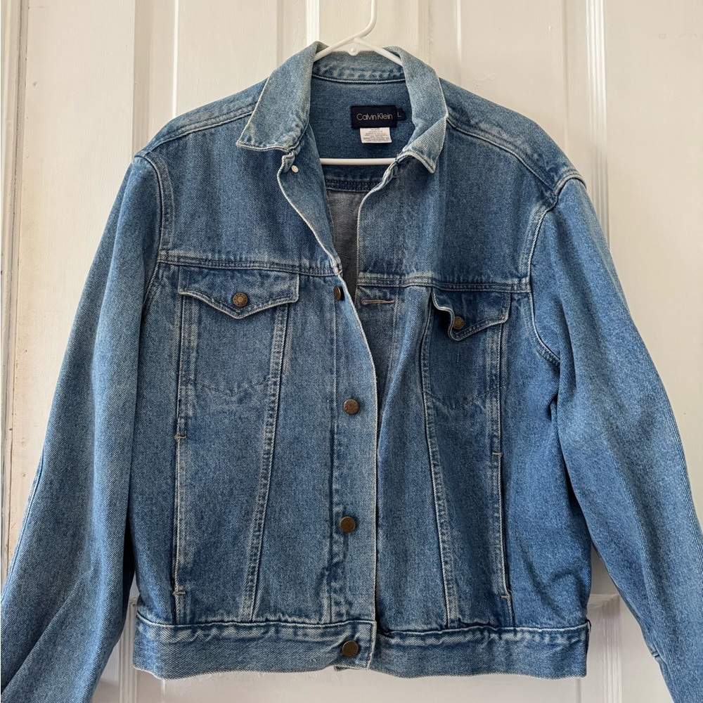 Calvin Klein Women's Classic Blue Jean Jacket